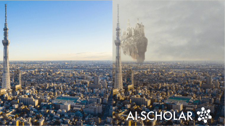 【天空の城】 天空の城！？動画内の空域をオフラインで高精度に自動変換