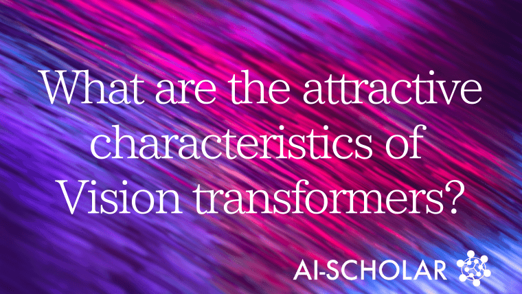 What Are The Attractive Characteristics Of Vision Transformers?