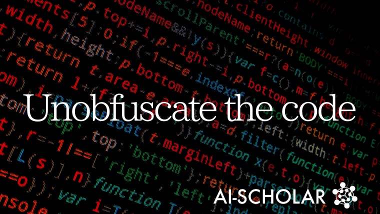 AI To Unobfuscate Code