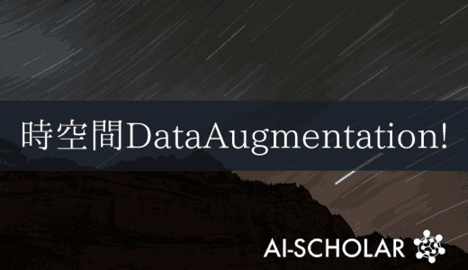 動画認識専用の時空間DataAugmen