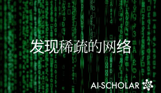 修剪时不需要一个大模型？自动寻找稀疏网络