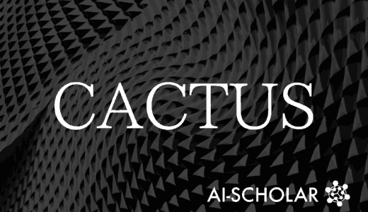 CACTUS] A Drug Disco