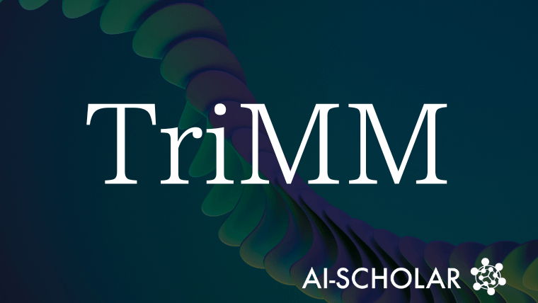 TriMM: 協調マルチモーダルコーディングによる高品質3D生成